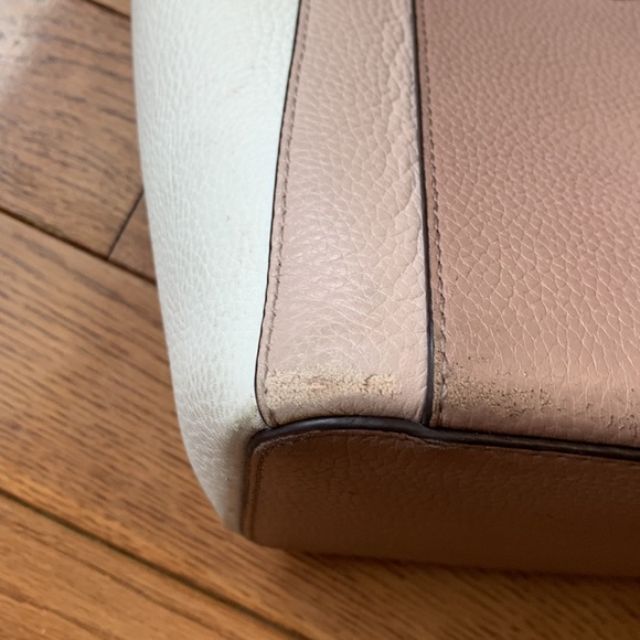 Michael Michael Kors Large Leather Gemma Colorblock Front Pocket Tote - Picture 15 of 15